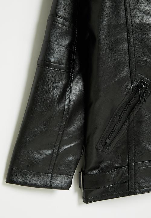 Pop Candy - Boys biker jacket - black