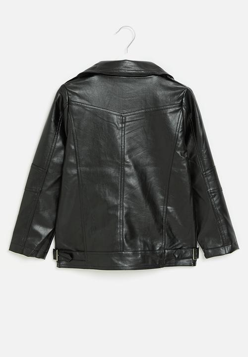 Pop Candy - Boys biker jacket - black