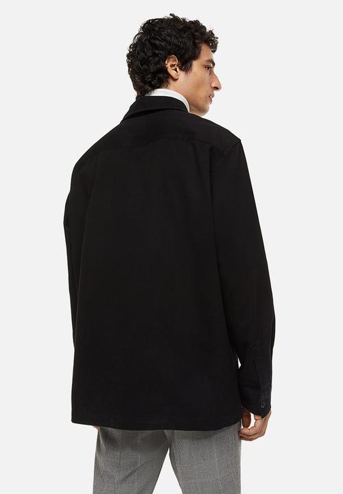 H&M - Regular fit overshirt - black