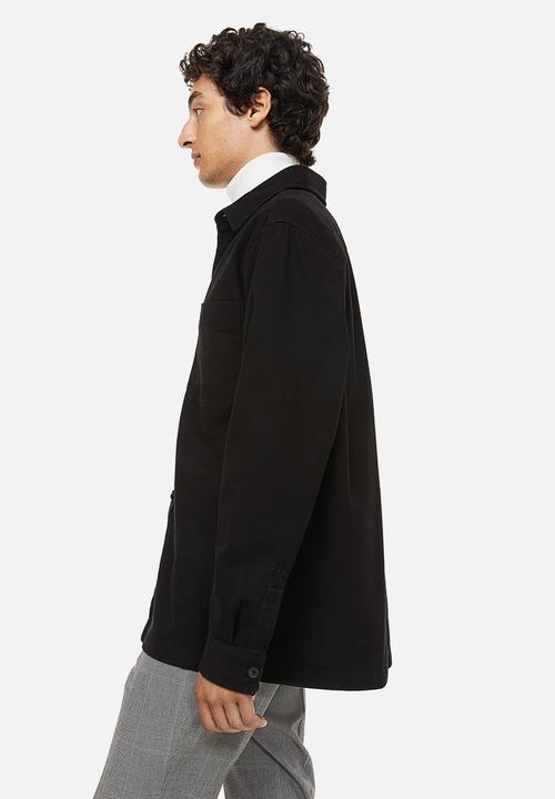 H&M - Regular fit overshirt - black