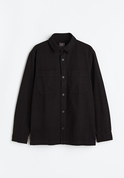 H&M - Regular fit overshirt - black