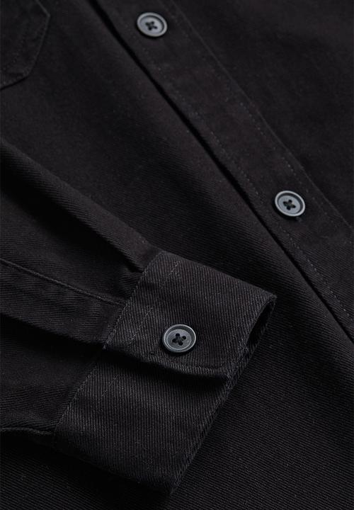 H&M - Regular fit overshirt - black
