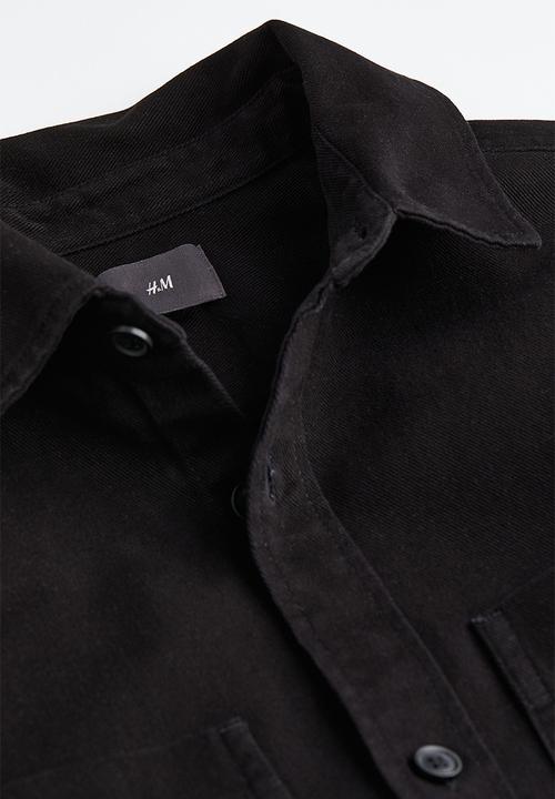 H&M - Regular fit overshirt - black