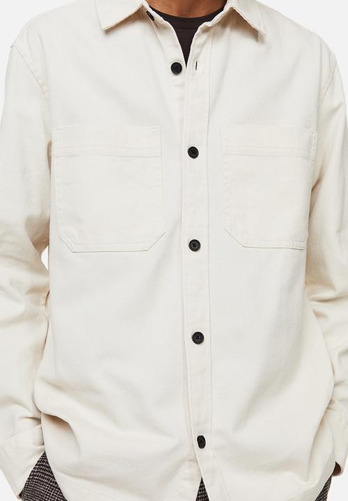 H&M - Regular fit overshirt - cream
