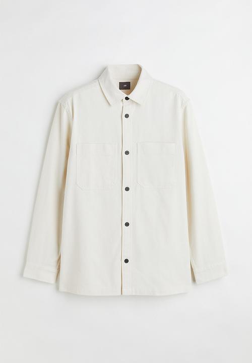H&M - Regular fit overshirt - cream
