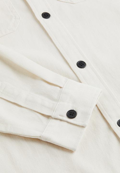 H&M - Regular fit overshirt - cream