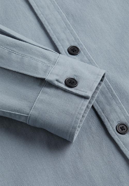 H&M - Regular fit overshirt - grey-blue