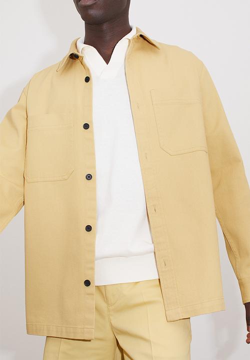 H&M - Regular fit overshirt - yellow