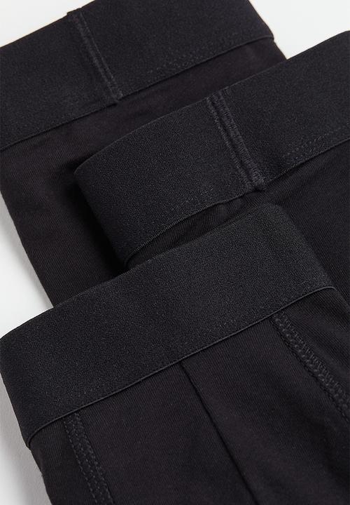H&M - 3 Pack short trunks - black