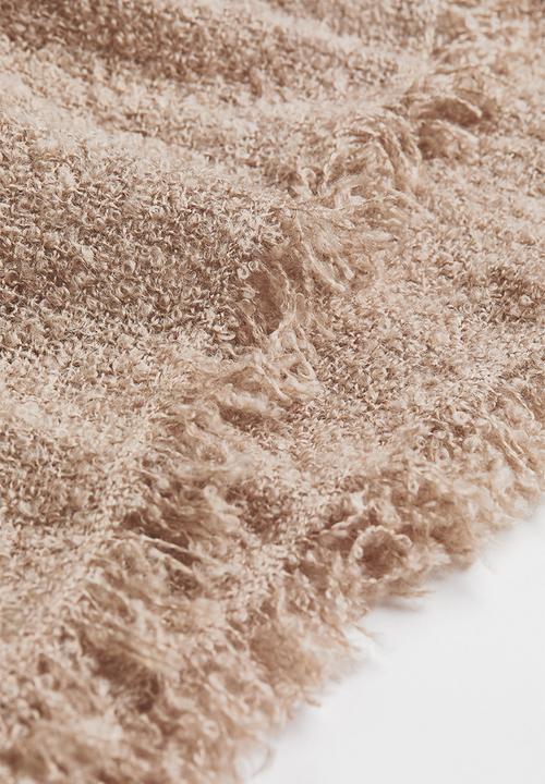 H&M - Bouclé blanket - beige