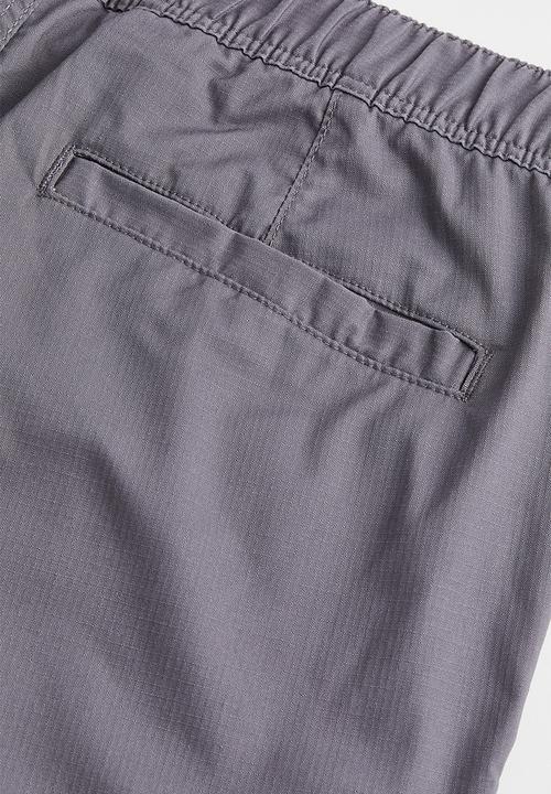 H&M - Regular fit ripstop cargo trousers - grey