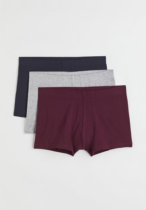 H&M - 3 Pack short cotton trunks - multi