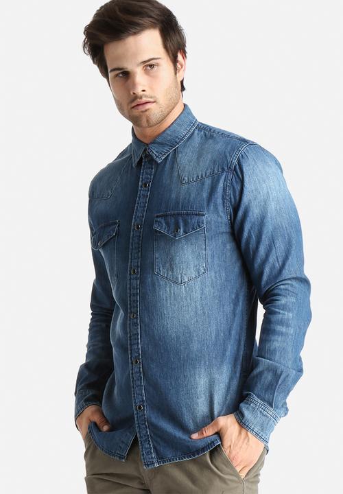 Only & Sons - Slim Denim Shirt
