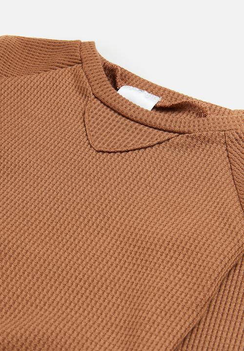 Pop Candy - Baby sweatset - tan