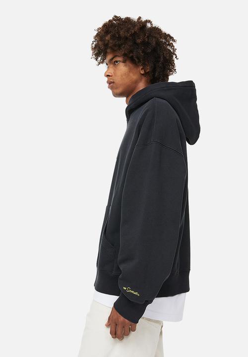 H&M - Oversized fit cotton hoodie - black/the simpsons