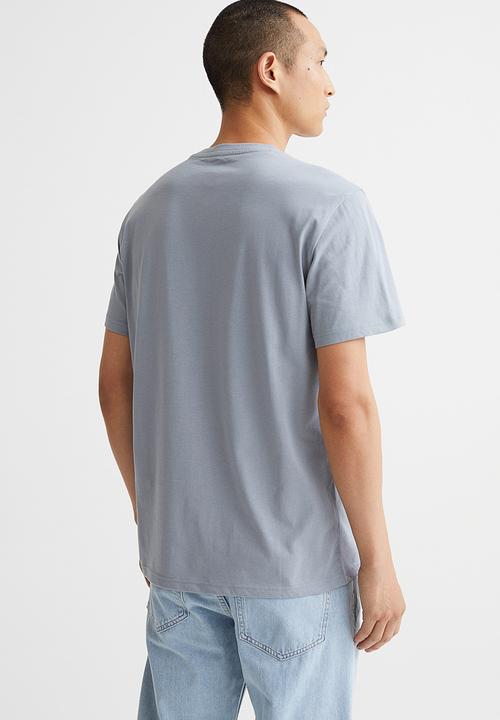 H&M - Regular fit round-neck T-shirt - grey