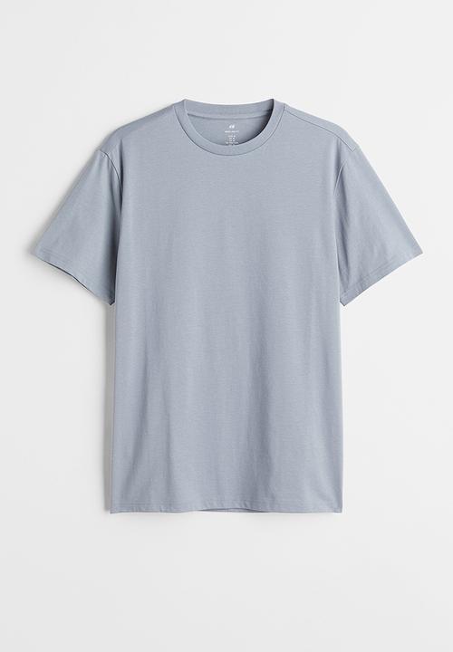 H&M - Regular fit round-neck T-shirt - grey