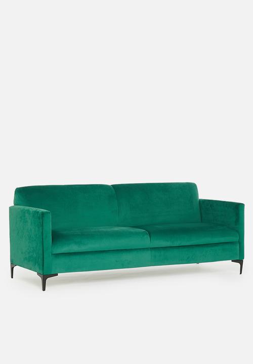 Blockhouse - Quin 3 seater - emerald green