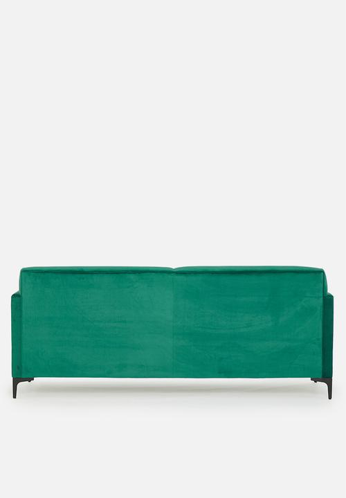 Blockhouse - Quin 3 seater - emerald green