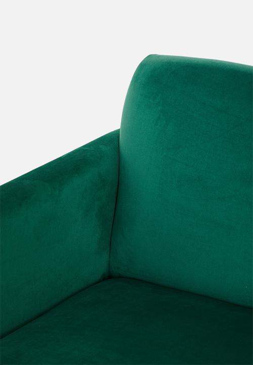Blockhouse - Quin 3 seater - emerald green