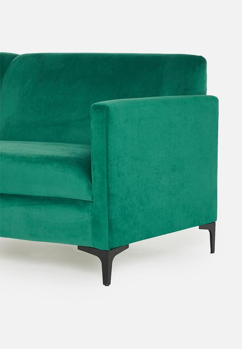Blockhouse - Quin 3 seater - emerald green