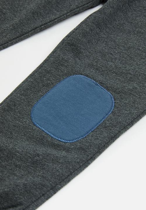 Pop Candy - Bear sweatshirt & jogger set - blue & grey