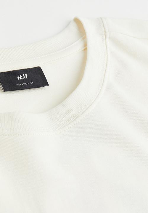 H&M - Relaxed fit printed T-shirt - white/oceanic yacht race