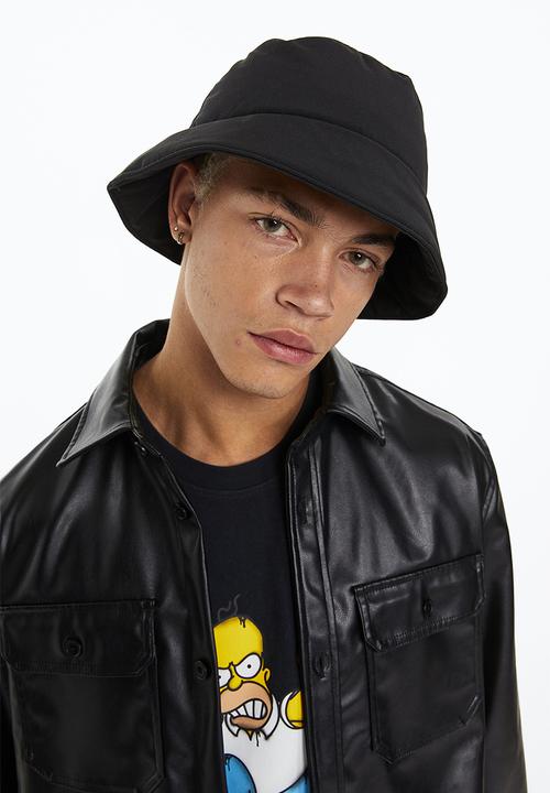 H&M - Relaxed fit long-sleeved jersey top - black/simpsons