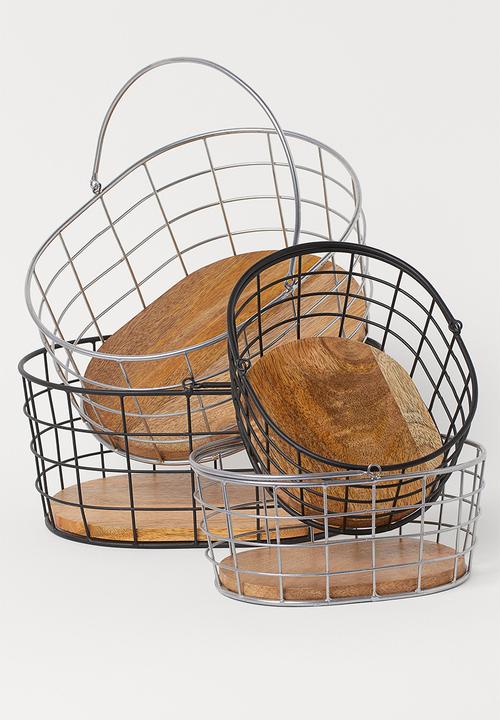 H&M - Metal storage basket - blackDNU