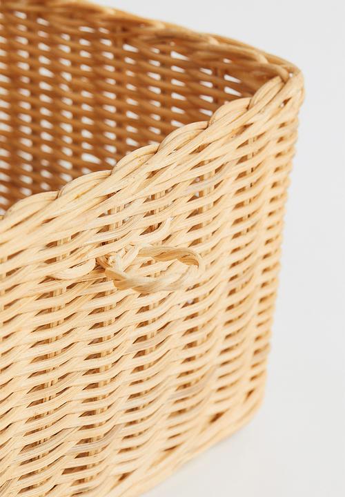 H&M - Rattan storage basket - beige
