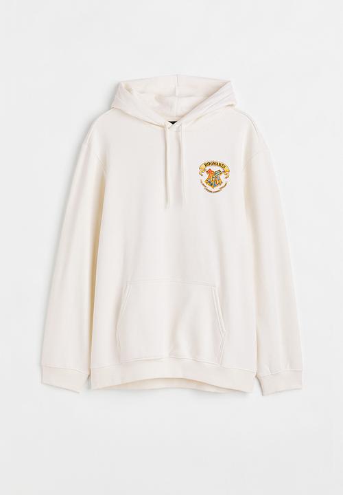H&M - Regular fit hoodie - white/harry potter