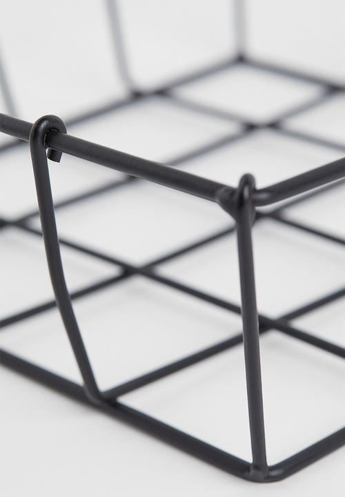 H&M - Small metal wire basket - black