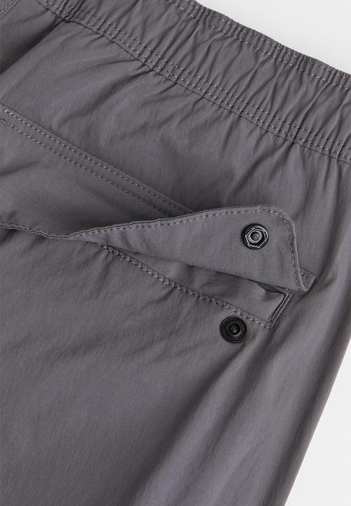 H&M - Skinny fit nylon cargo joggers - dark grey