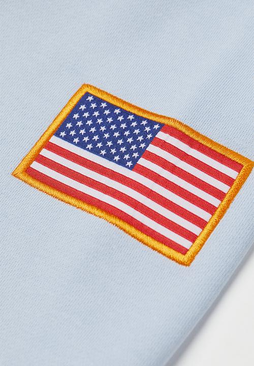 H&M - Printed sweatshirt - light blue/nasa