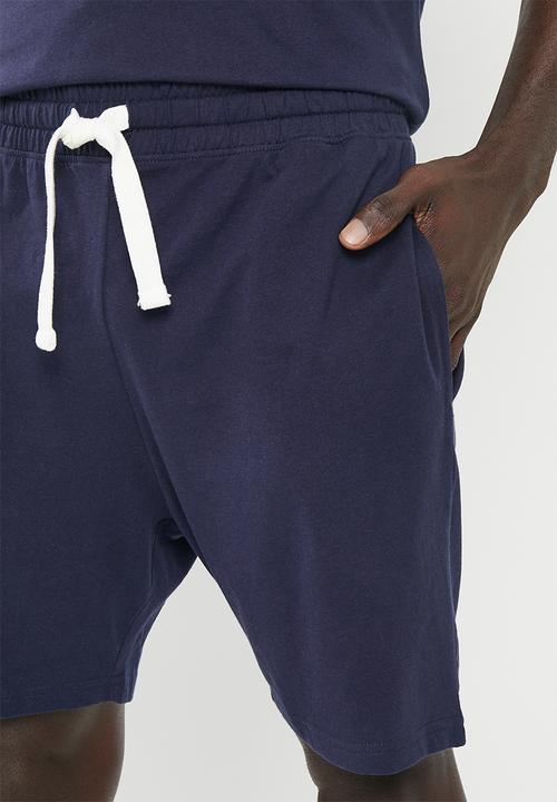 Superbalist - 2 pack  knitted regular lounge short - navy & grey 
