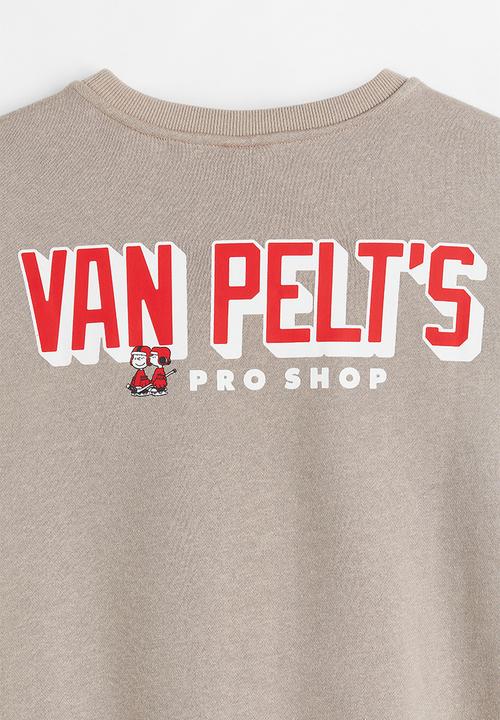 H&M - Regular fit printed sweatshirt - beige/snoopy