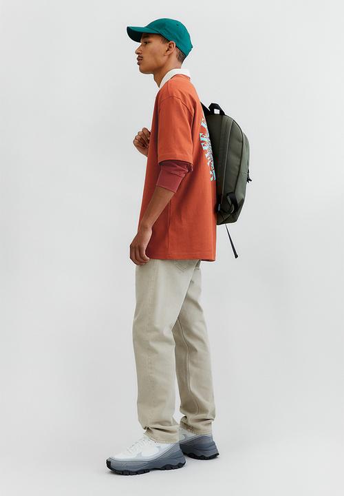 H&M - Relaxed fit cotton T-shirt - orange/echoes