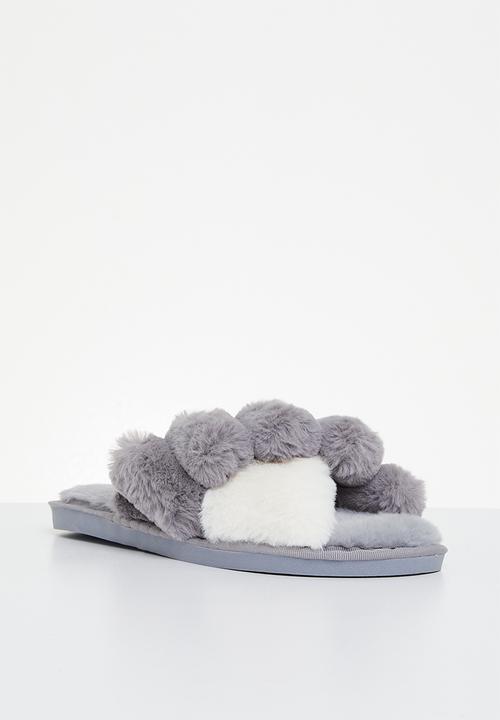 Superbalist - Cross strap slipper - grey