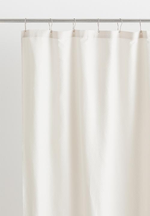 H&M - Flounce-trimmed shower curtain - beige
