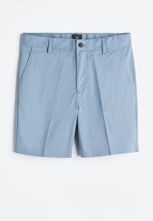 H&M - Regular fit chino shorts - light blue
