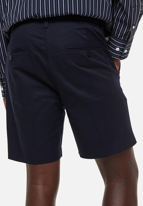 H&M - Regular fit chino shorts - navy blue