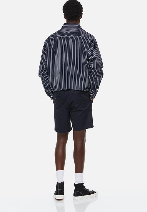 H&M - Regular fit chino shorts - navy blue