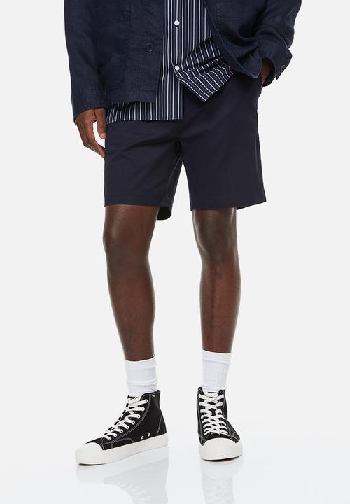 H&M - Regular fit chino shorts - navy blue