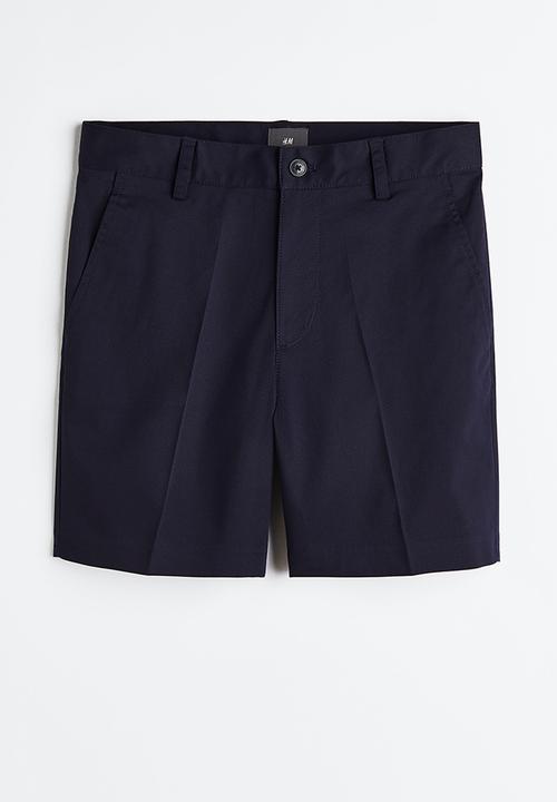 H&M - Regular fit chino shorts - navy blue