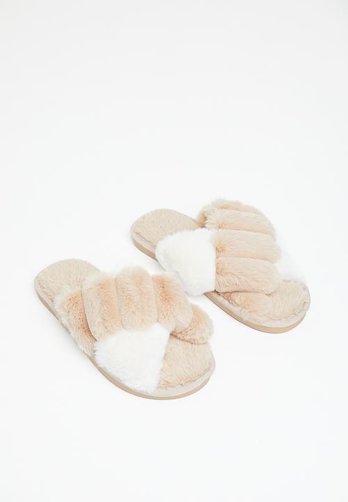 Superbalist - Cross strap slipper - natural