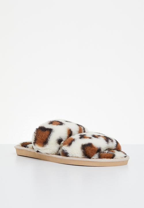 Superbalist - Double strap slipper - cream