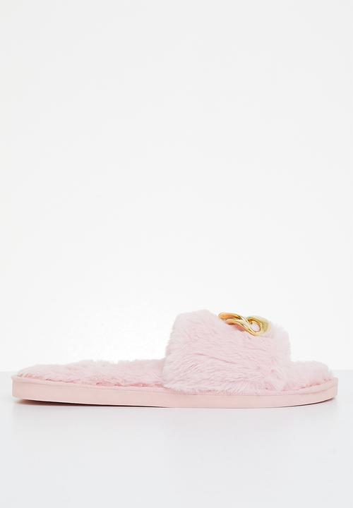 Superbalist - Chain link slipper - pink