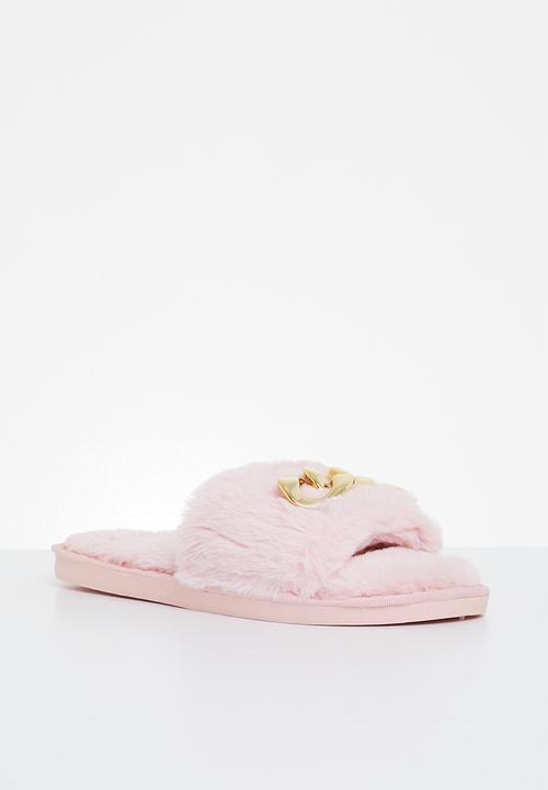 Superbalist - Chain link slipper - pink