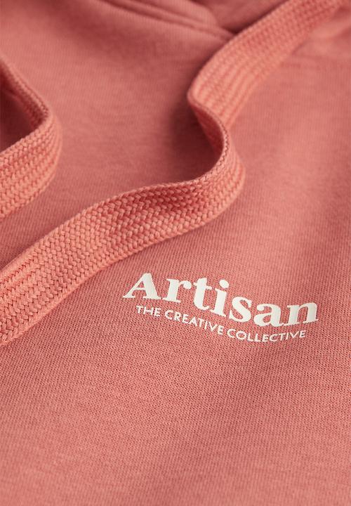 H&M - Regular fit printed hoodie - old rose