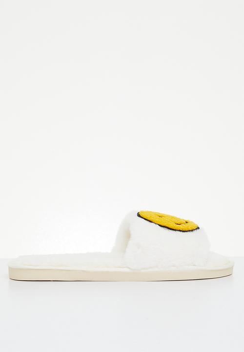 Superbalist - Smiley open toe slipper - cream